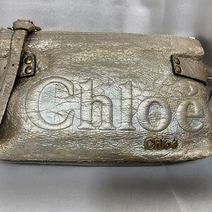 Chloe’ vintage gold crossbody 100-H4c
